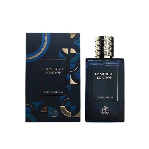 פרגרנס וורלד אימורטל לונדון - Fragrance World Immortal London 100ml E.D.P - בושם לגבר מקורי - בקבוק ואריזה