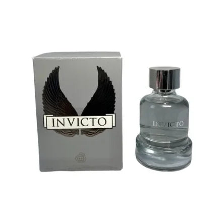 פרגרנס וורלד אינביקטו - Fragrance World Invicto 100ml E.D.P - בושם לגבר מקורי - בקבוק ואריזה