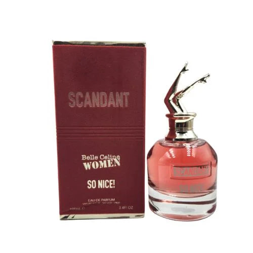 פרגרנס וורלד סקנדנט סו נייס - Fragrance World Scandant So Nice 100ml E.D.P - בושם לאישה מקורי - בקבוק ואריזה