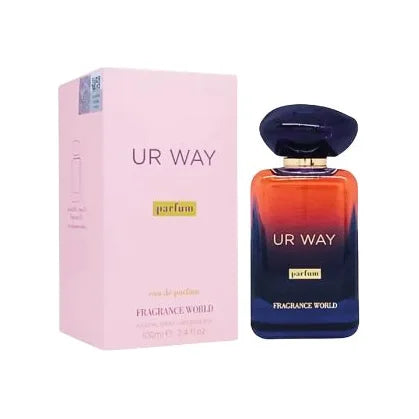 פרגרנס וורלד אור ויי פרפום - Fragrance World Ur Way Parfum 100ml E.D.P - בושם לאישה מקורי - בקבוק ואריזה
