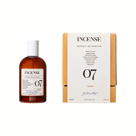 אינסנס 07 אמבר - Incense 07 Amber Extrait De Parfum 100ml - בושם יוניסקס מקורי - בקבוק ואריזה
