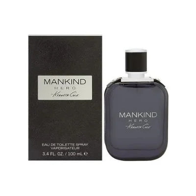 קנת קול מנקיינד הירו - Kenneth Cole Mankind Hero 100ml E.D.T - בושם לגבר מקורי - בקבוק ואריזה