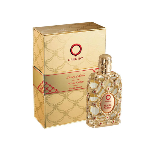 אוריינטיקה רויאל אמבר - Orientica Royal Amber 80ml E.D.P - בושם יוניסקס מקורי - בקבוק ואריזה