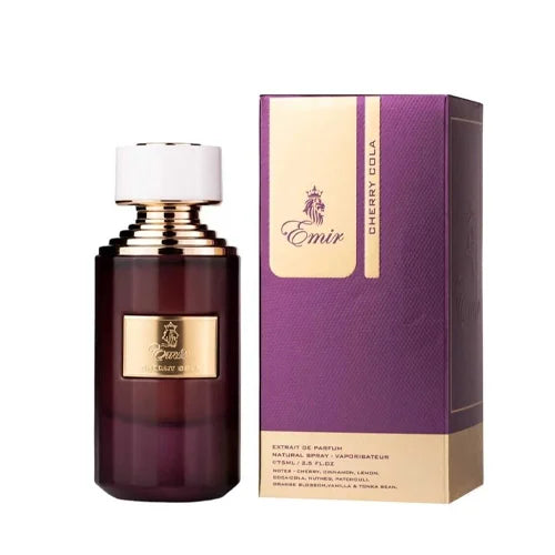 פריז קורנר אמיר צ'רי קולה - Paris Corner Emir Cherry Cola Extrait De Parfum 75ml - בושם יוניסקס מקורי - בקבוק ואריזה