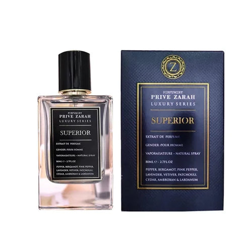 פריז קורנר פריב זארה סופיריור - Paris Corner Prive Zarah Superior Extrait De Parfum 80ml - בושם לגבר מקורי - בקבוק ואריזה