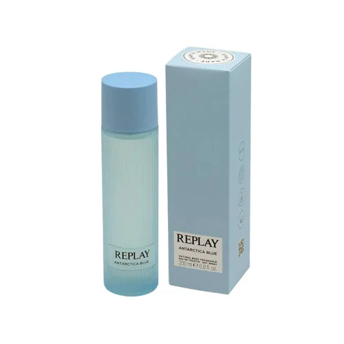 רפליי אנטארקטיקה בלו - Replay Antarctica Blue 200ml E.D.T - בושם יוניסקס מקורי - בקבוק ואריזה