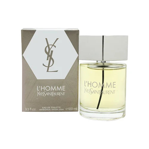 איב סאן לורן לום - Yves Saint Laurent L'Homme 100ml E.D.T - בושם לגבר מקורי - בקבוק