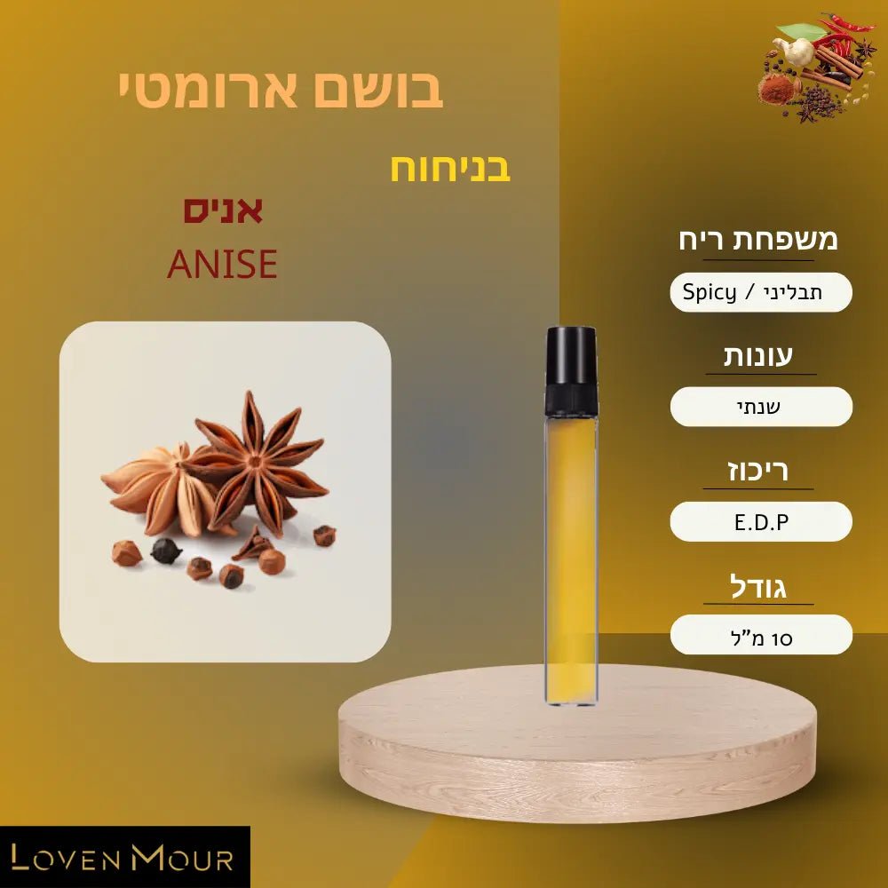 בושם בניחוח אישי 10 מ"ל E.D.P - תבליני \ Spicy - לובן מור