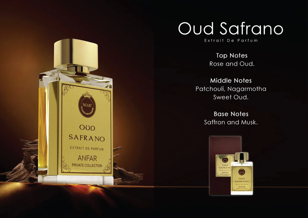 אנפאר אוד ספראנו - Anfar Oud Safrano 50ml Extrait de Parfum - בושם יוניסקס מקורי